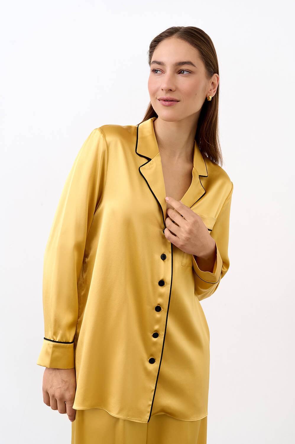 Пижама Gold silk из натурального шелка